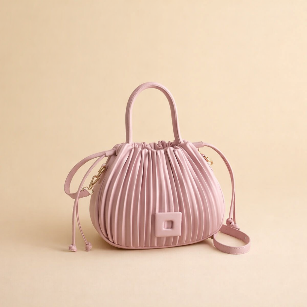 Sienna | Women’s Elegant Pleated Bucket Bag