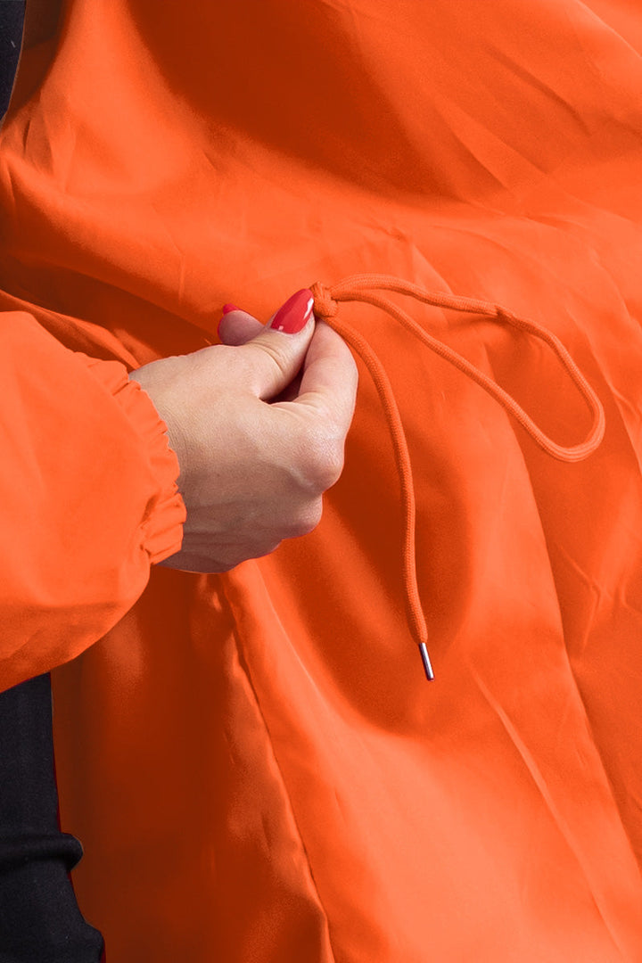 Rachel™ Water-Resistant Oversized Hooded Windbreaker