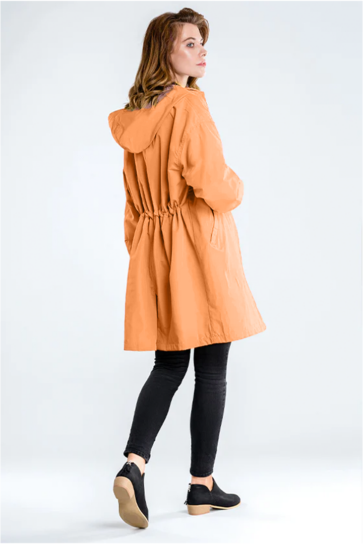 Rachel™ Water-Resistant Oversized Hooded Windbreaker