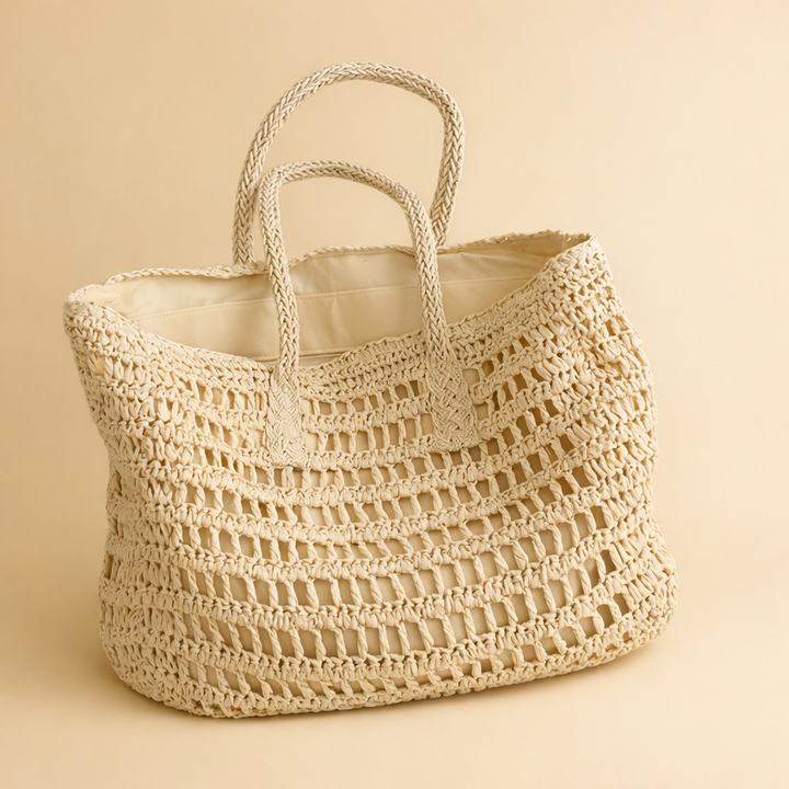 Olivia | Women’s Elegant Woven Tote Bag for Everyday Styling
